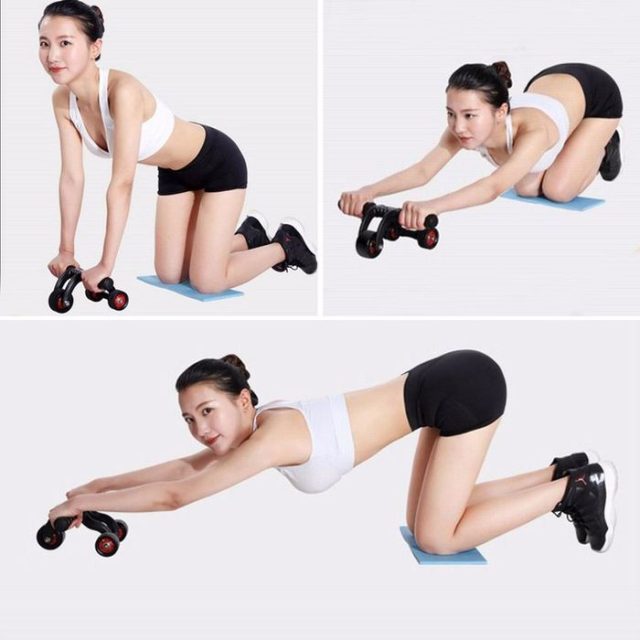 Bài tập giảm mỡ bụng với con lăn cực nhanh chóng