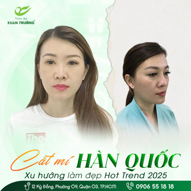Cat mi Han Quoc Xu huong lam dep 2025