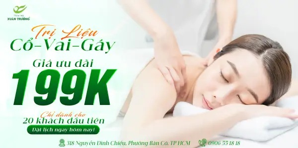 1 Gói trị liệu kết hợp giữa công nghệ DDS và bấm huyệt cổ truyền tại Thẩm Mỹ Xuân Trường