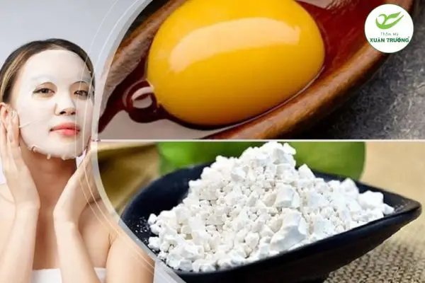 Cách đắp mặt nạ bằng bột sắn dây trị nám kết hợp với lòng trắng trứng gà